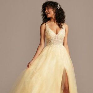 Yellow prom dress